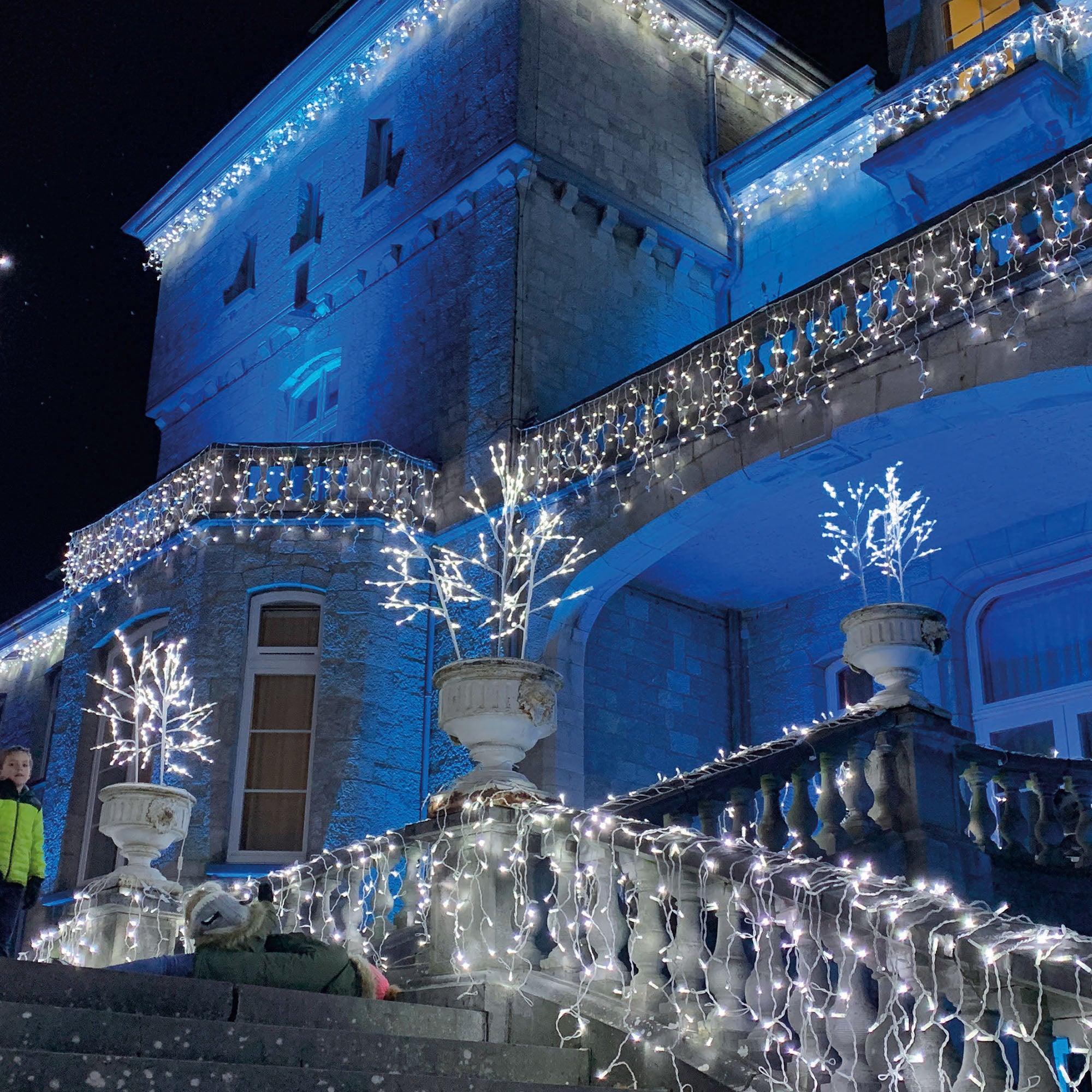 Lot de 4 branches fixes H1,2m - 230V